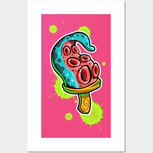 Octopus Ice Cream Posters and Art